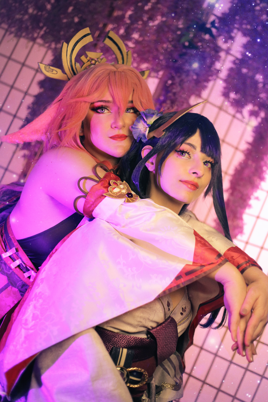 🌸 Together again - Ei and Miko cosplay Genshin Impact | HoYoLAB