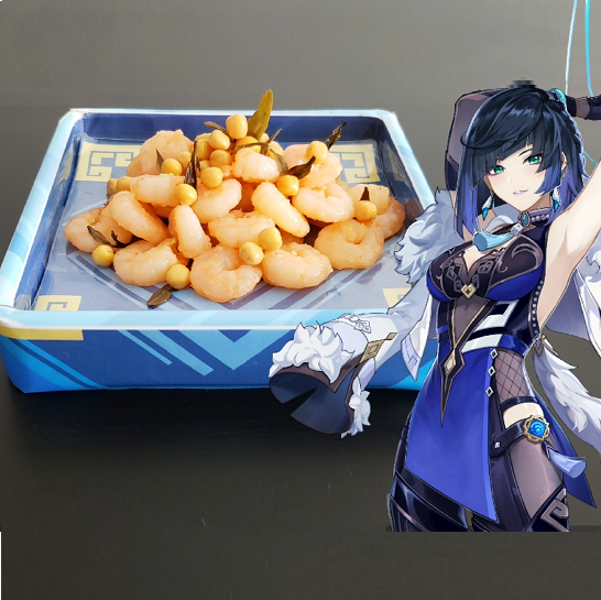【Genshin Impact Recipe】 Yelan's Specialty “DewDipped Shrimp” in Real