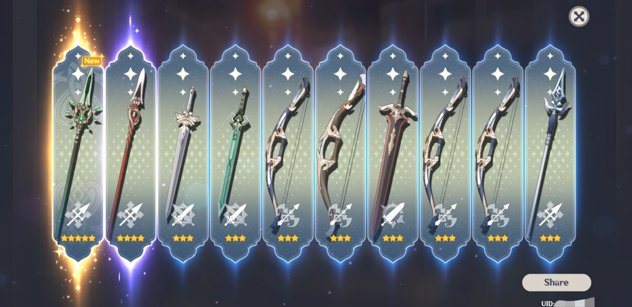 My first 10 pull in Weapon Banner😍 Genshin Impact | HoYoLAB