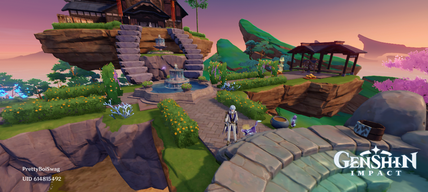 My floating teapot looking swell Genshin Impact HoYoLAB