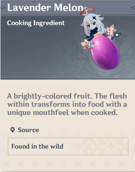 FLYING LAVENDER MELON Genshin Impact HoYoLAB