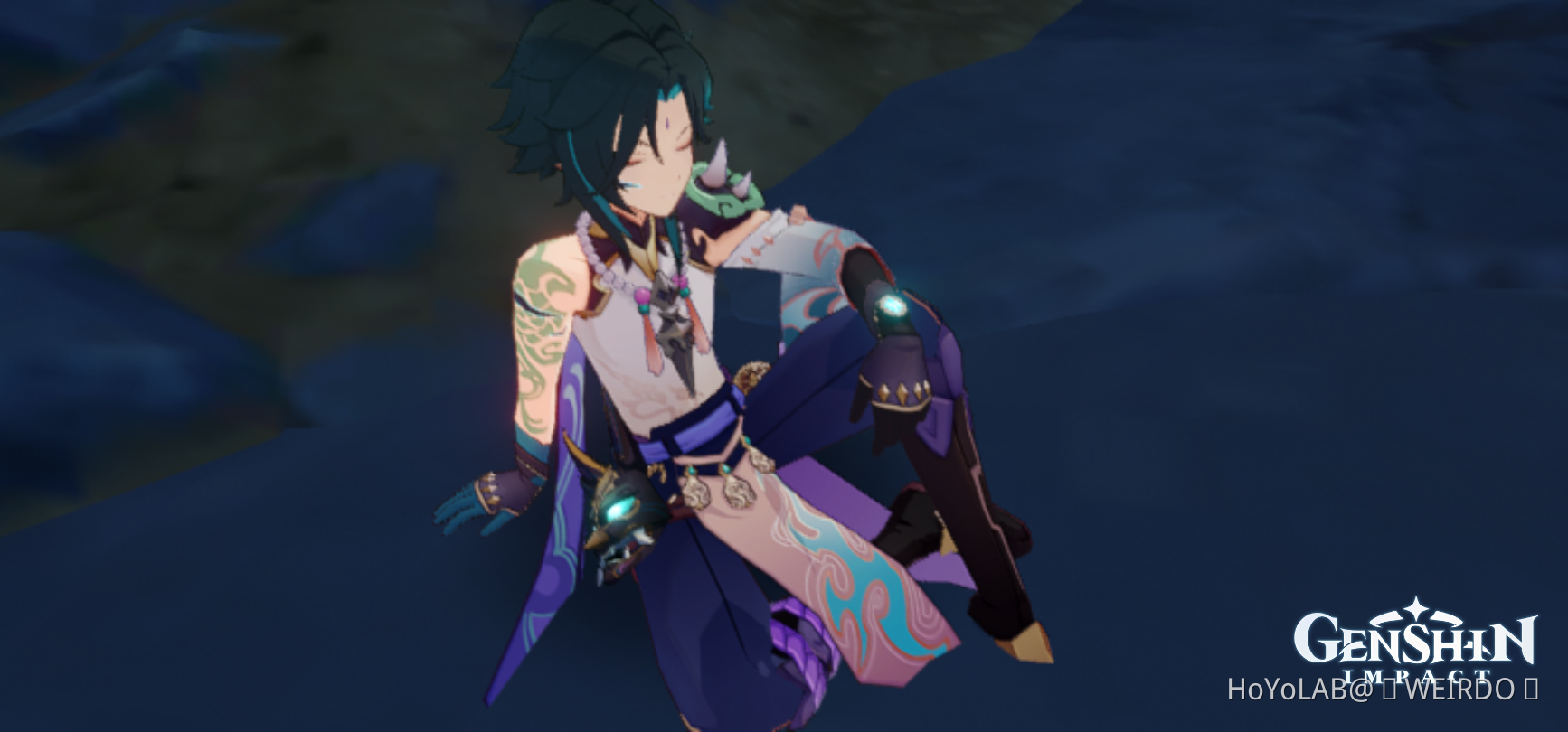 Sleeping Xiao Genshin Impact HoYoLAB