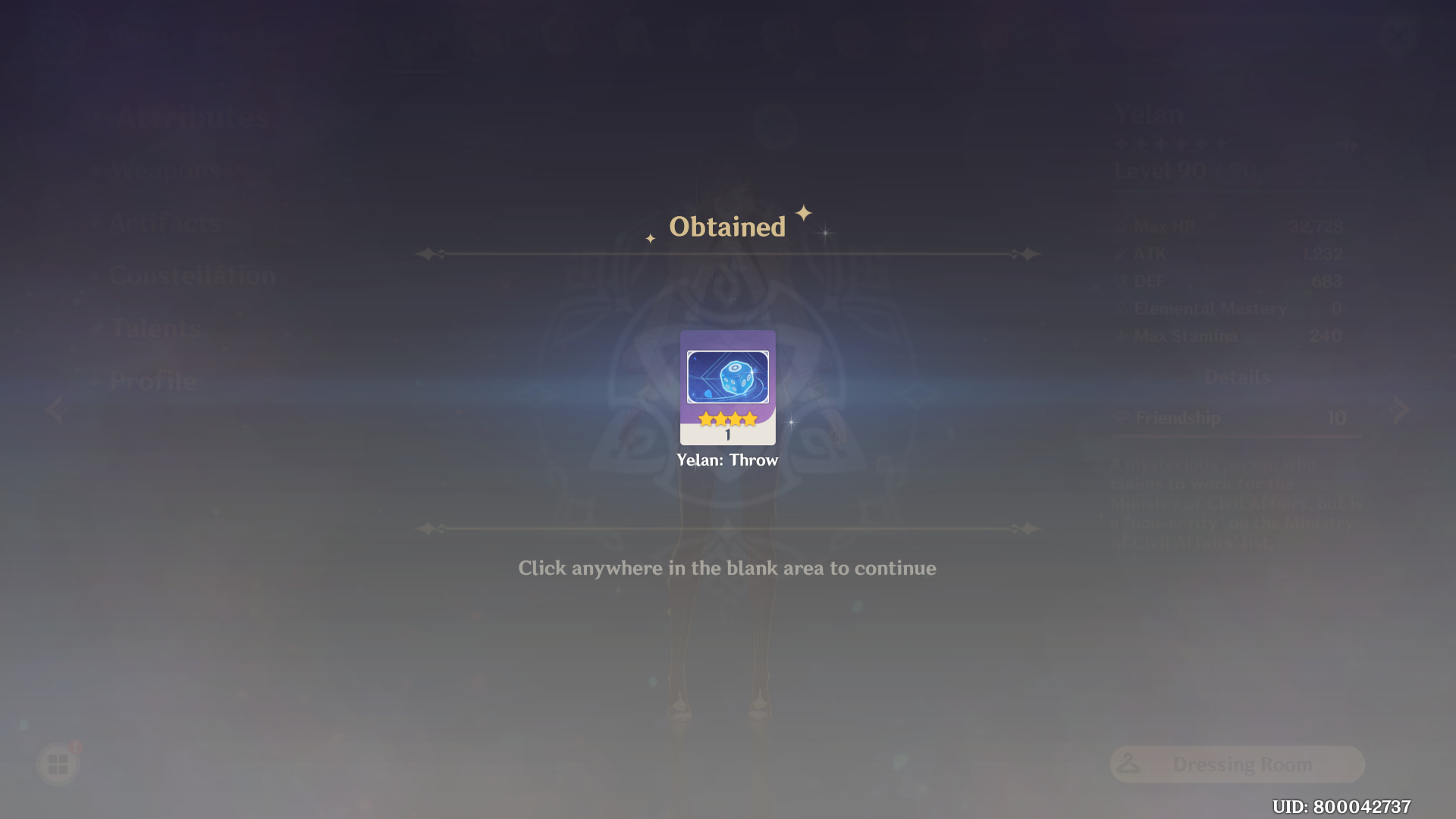 Yelan Friendship Lvl 10 Finally Genshin Impact HoYoLAB