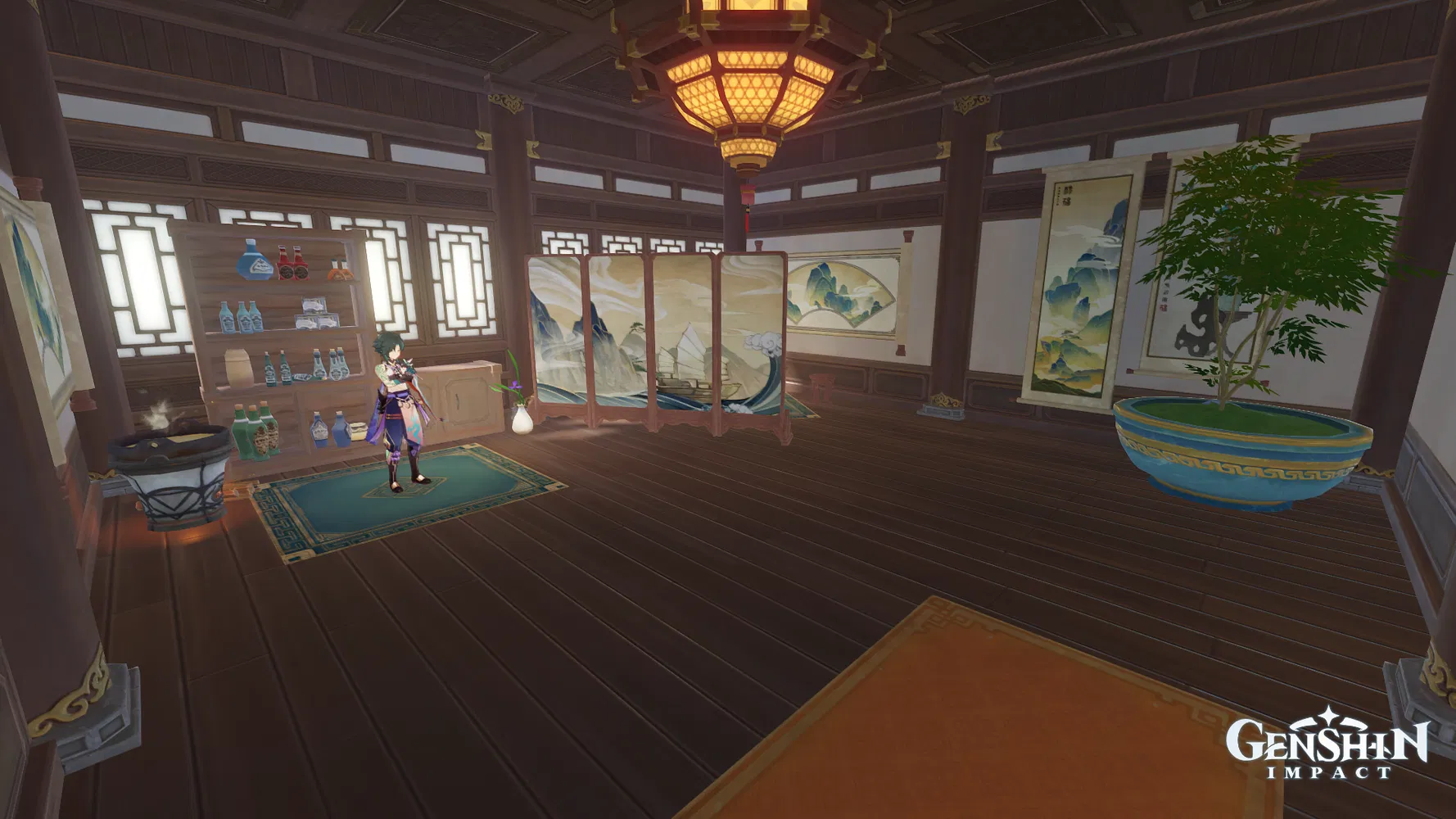 Wangshu Inn inspired Xiao room in my teapot! D Genshin Impact HoYoLAB