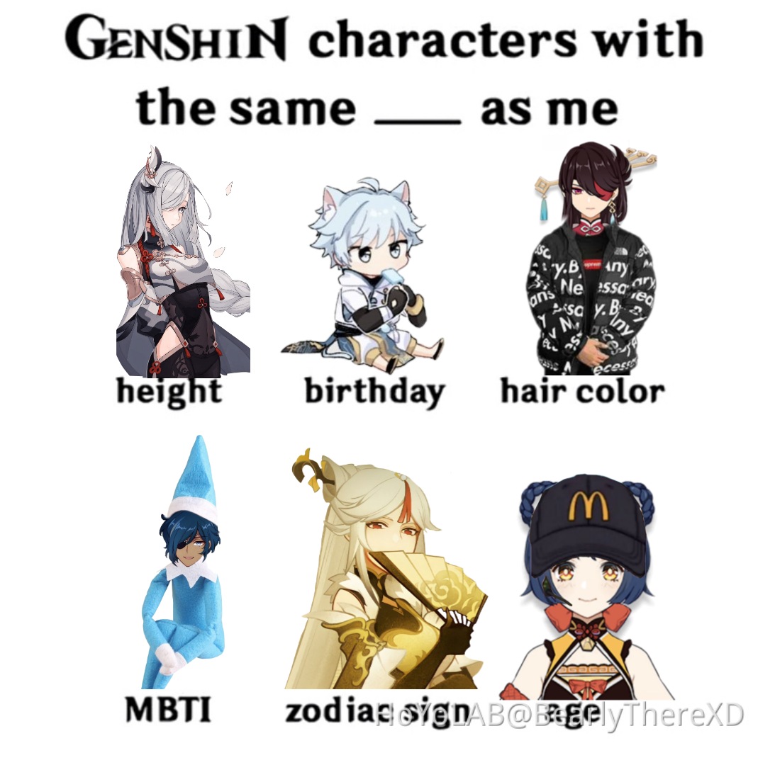 genshin characters with the same as me Genshin Impact | HoYoLAB