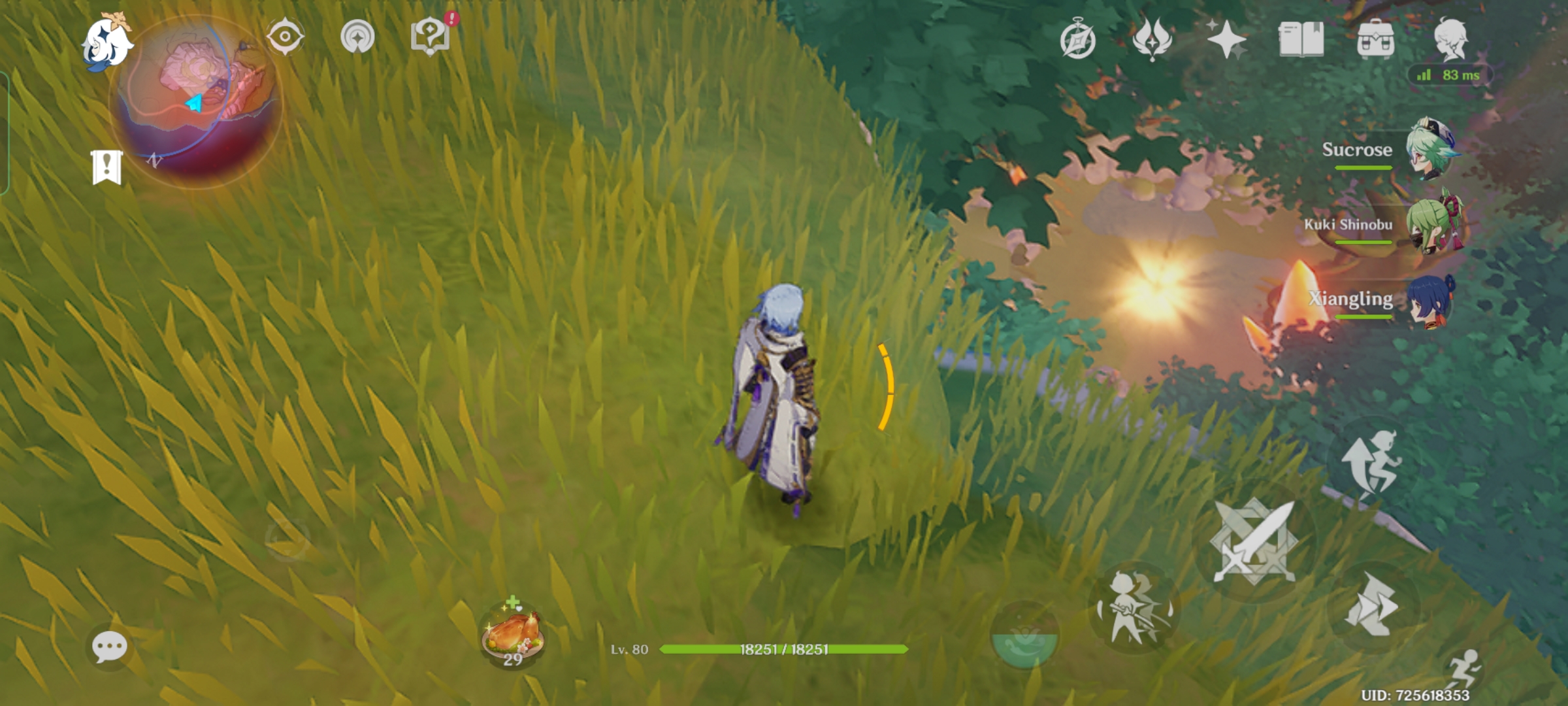 help me unlock qingce village place near the mountain Genshin Impact