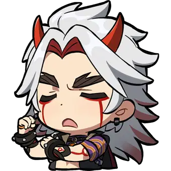 原神スタンプ #043 荒瀧一斗 Genshin Impact | HoYoLAB