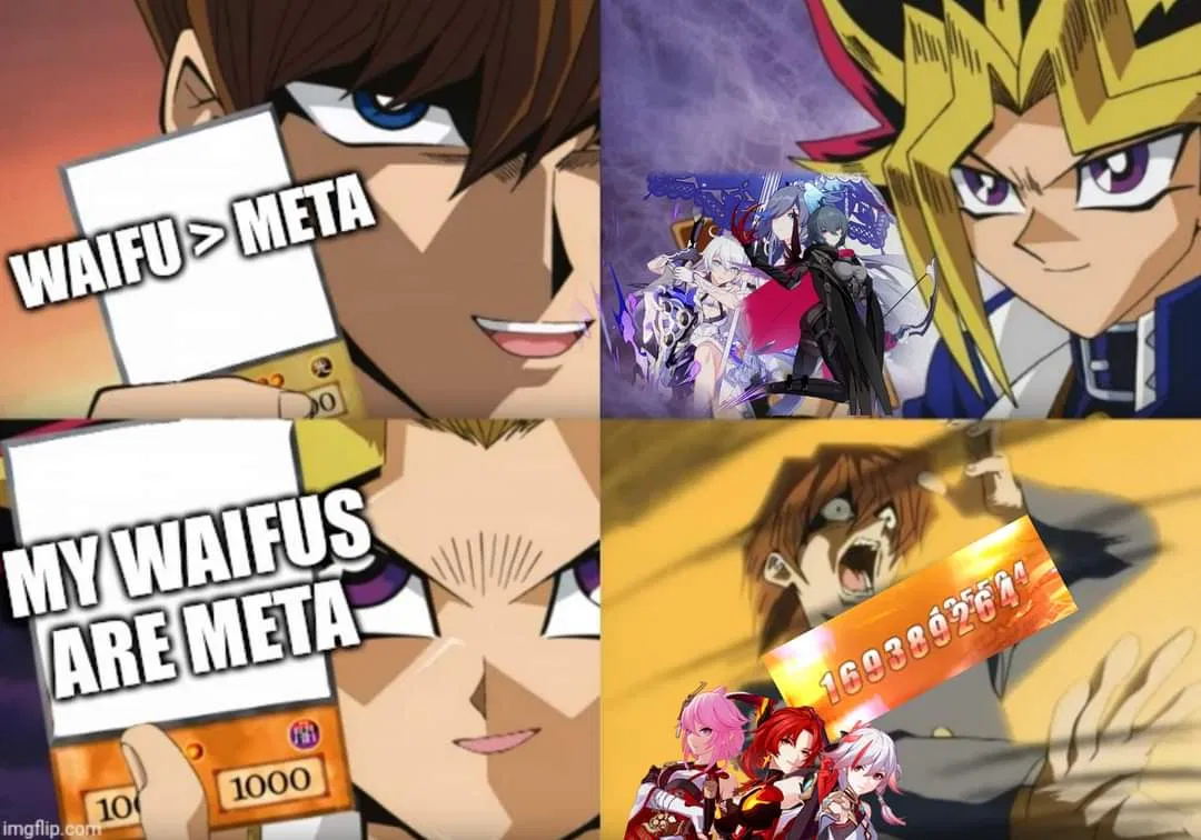 reposting HI3 memes I saw in the internet to bring you hapiness Honkai ...