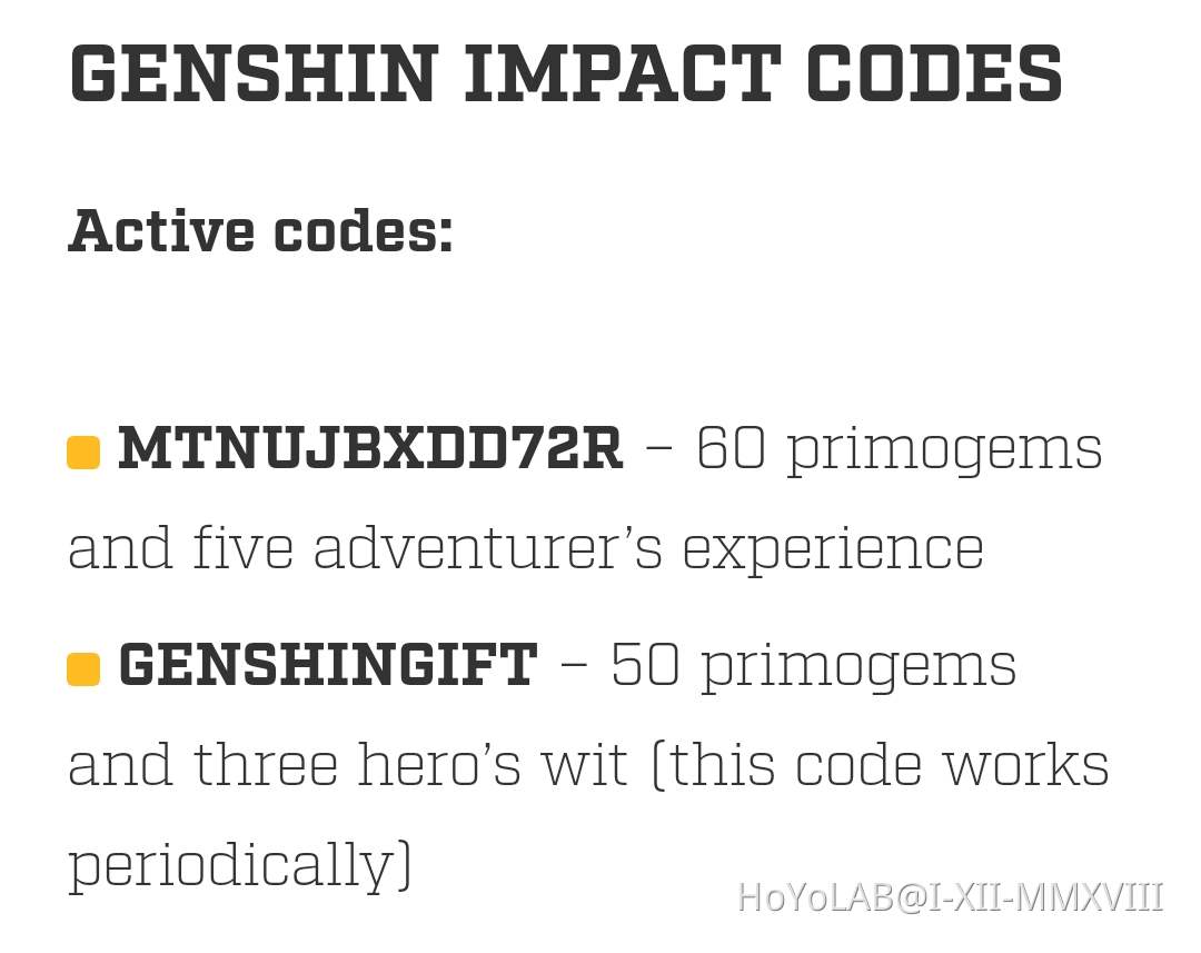 GenshinGiftCodes Genshin Impact HoYoLAB