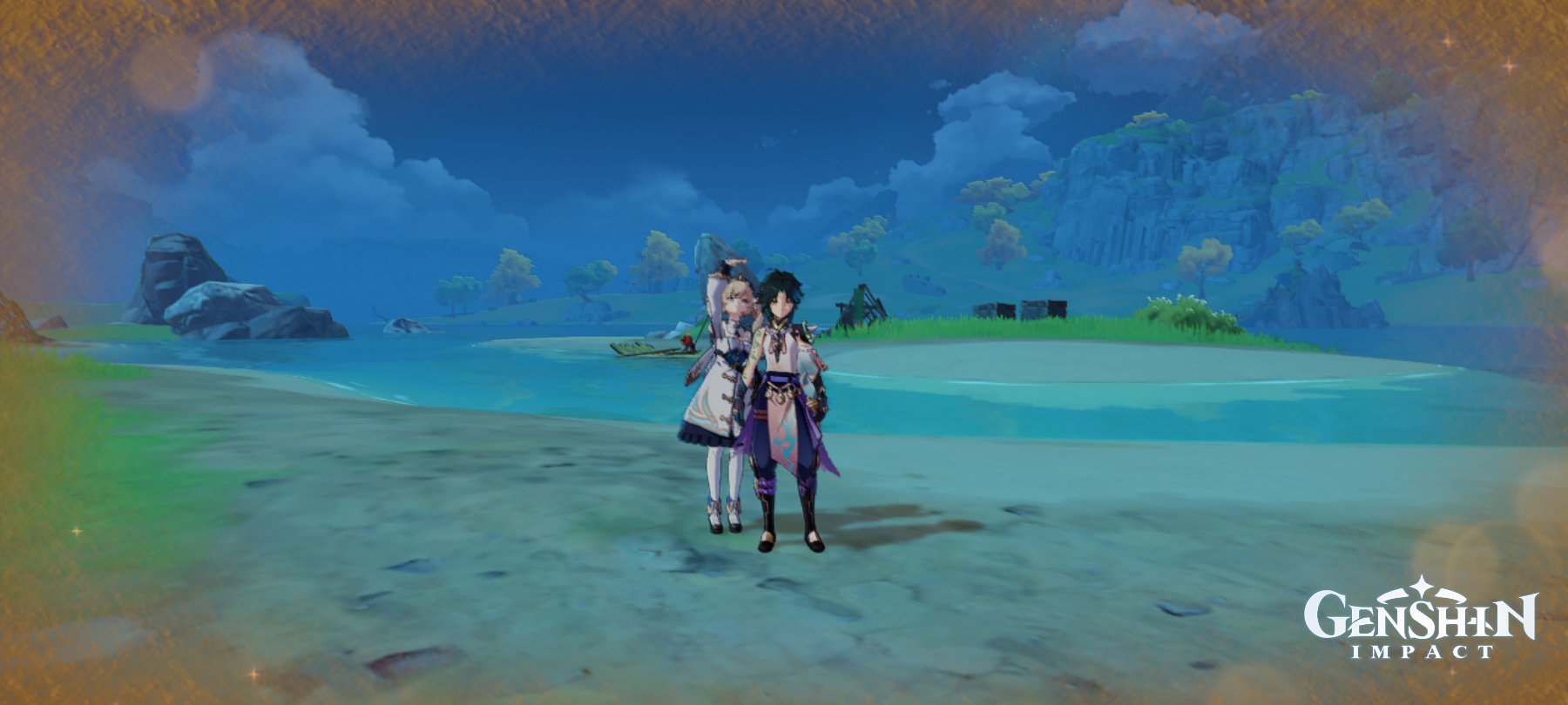 Xiao and Barbara Genshin Impact HoYoLAB