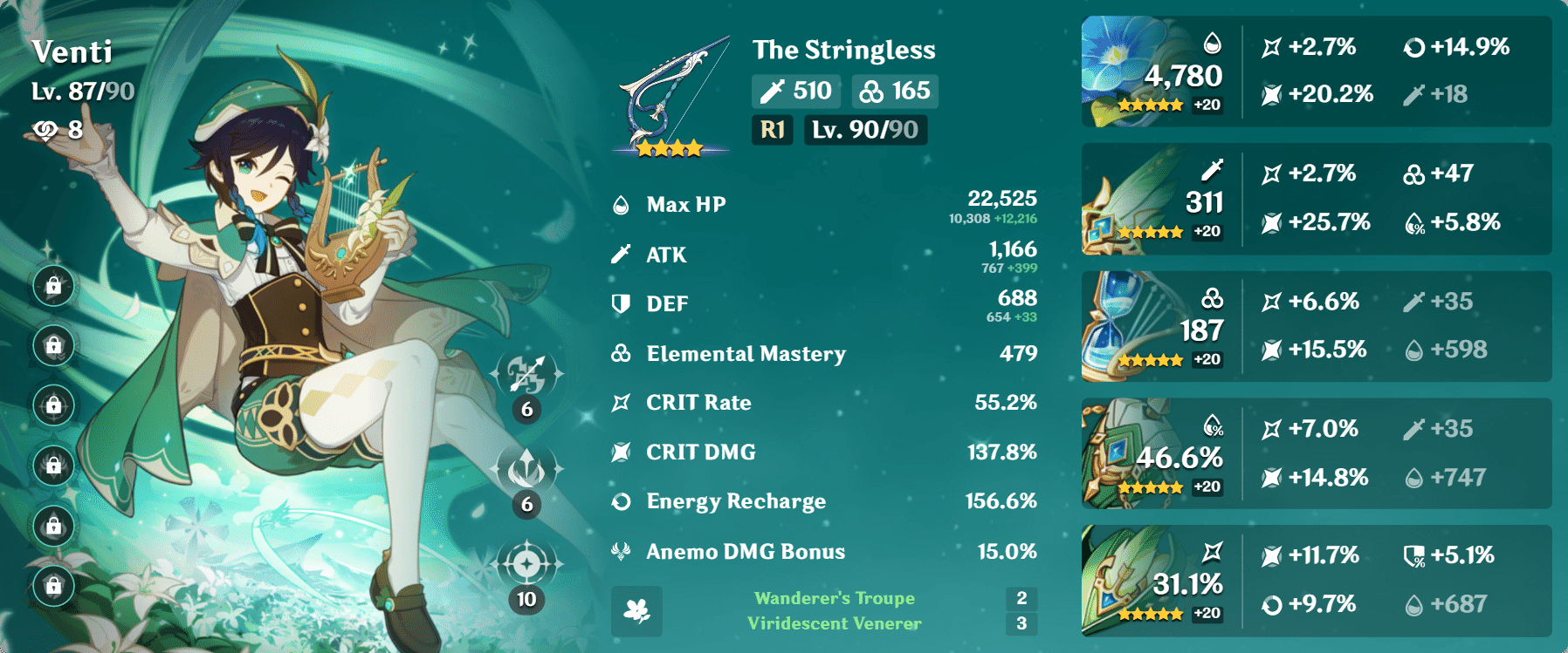 My Venti Build (Support) Genshin Impact | HoYoLAB