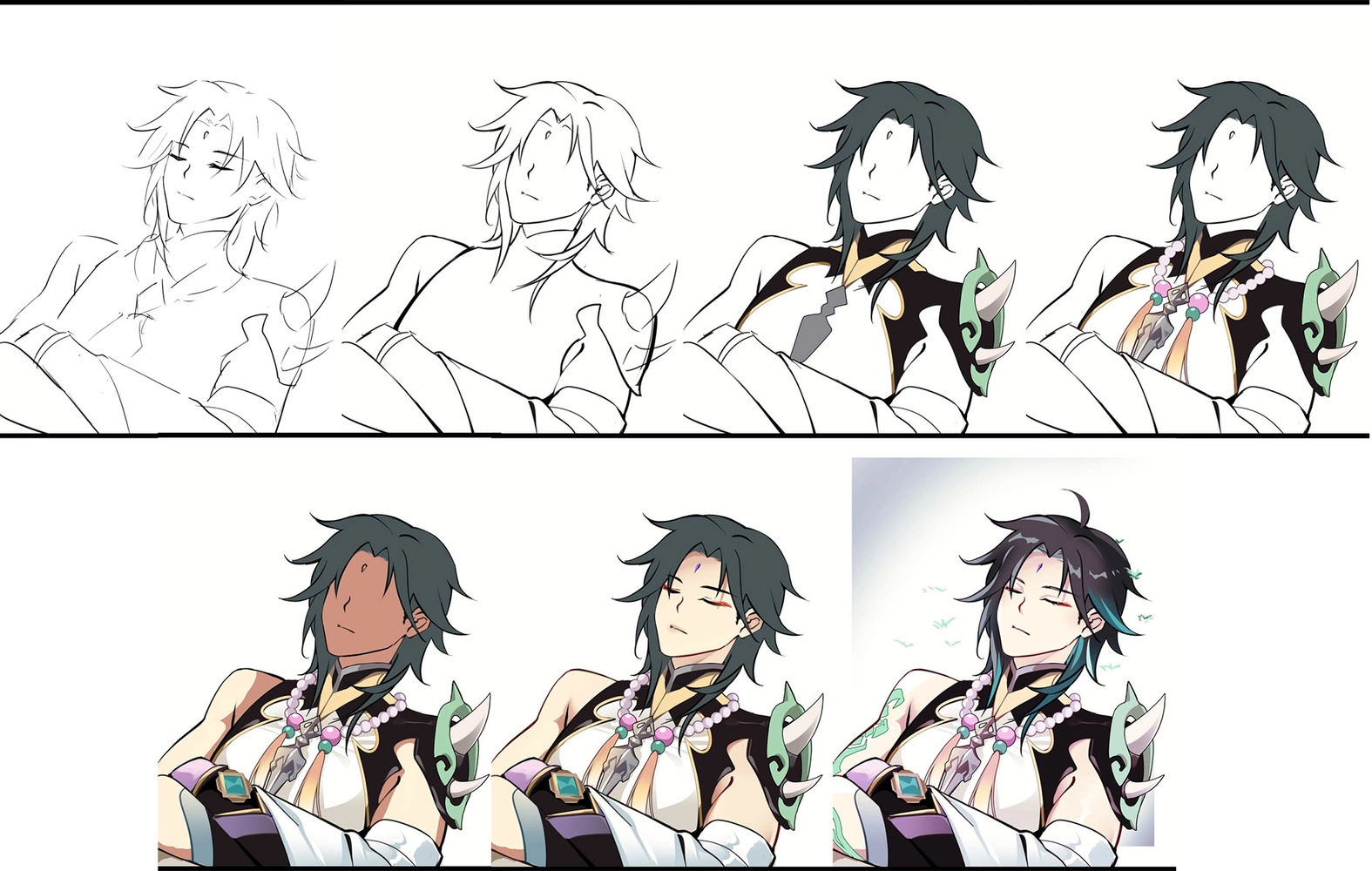 Sleeping Xiao Genshin Impact HoYoLAB