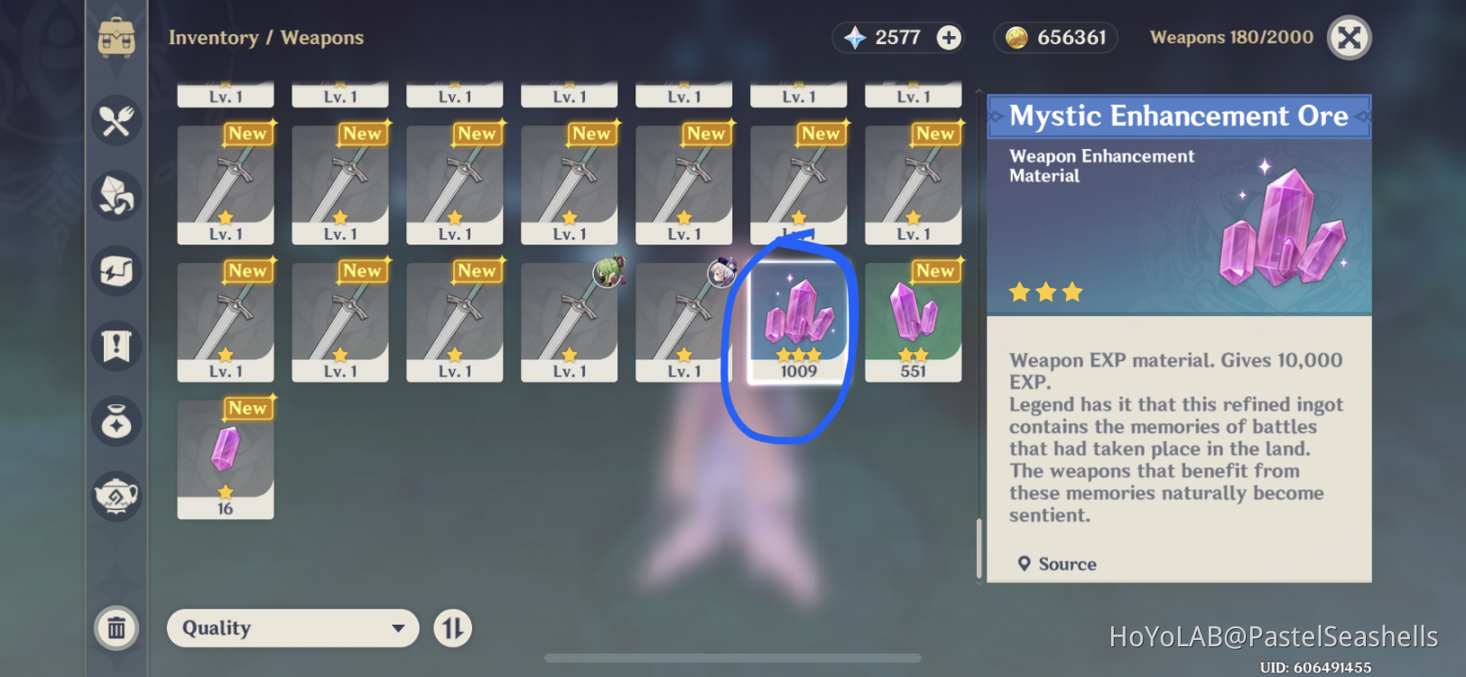 Mystic Enhancement Ore! 🔮 Genshin Impact HoYoLAB