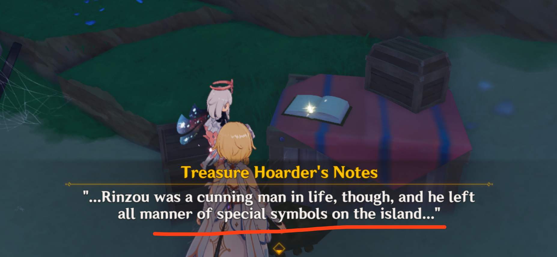 Mysterious symbols on Watatsumi Island treasure Genshin Impact HoYoLAB