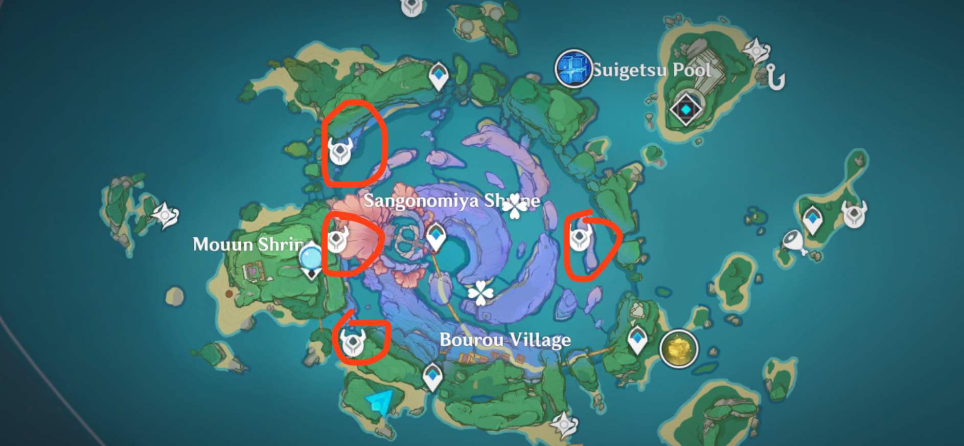 Mysterious symbols on Watatsumi Island treasure Genshin Impact HoYoLAB