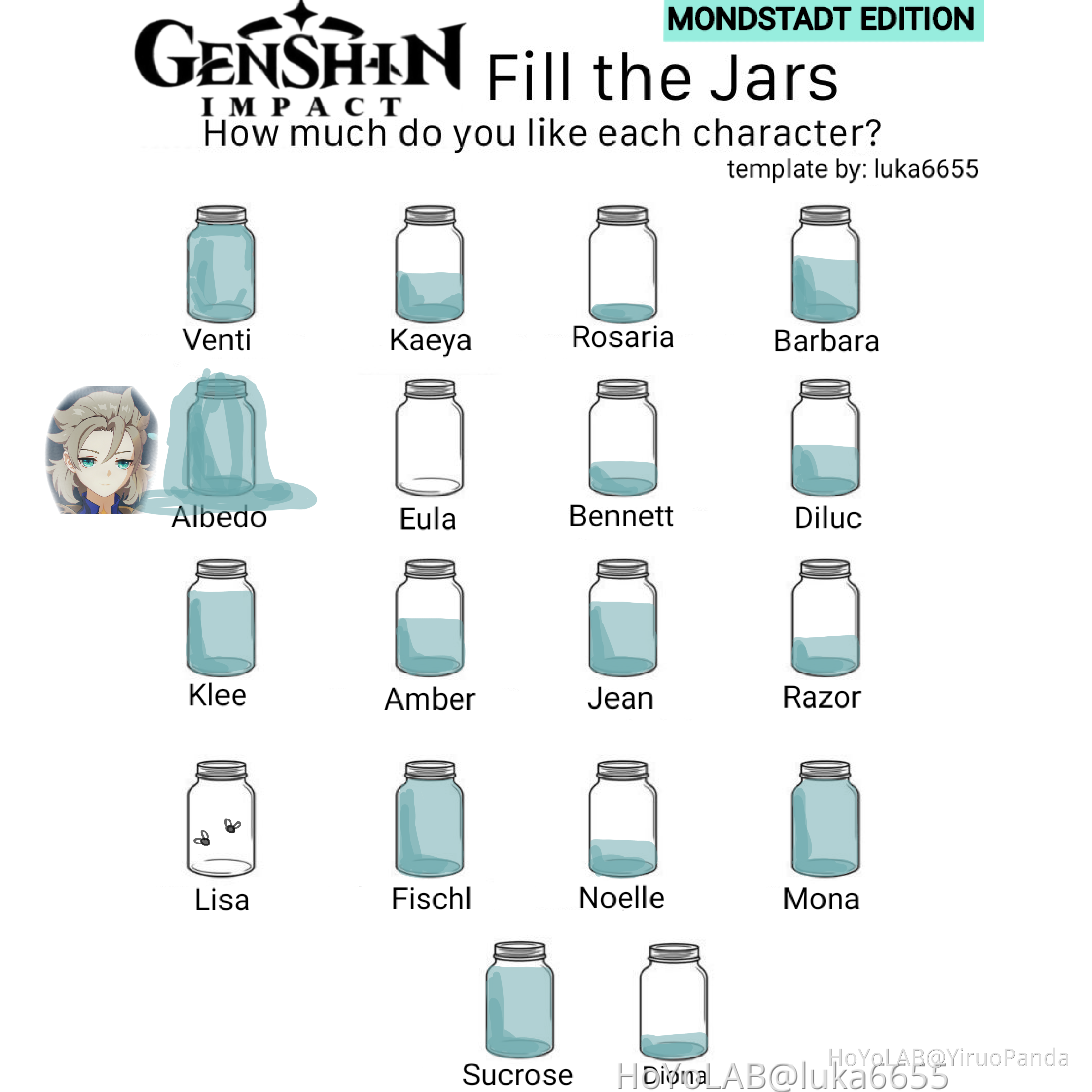 “Fill the Jars” Trend Genshin Impact HoYoLAB