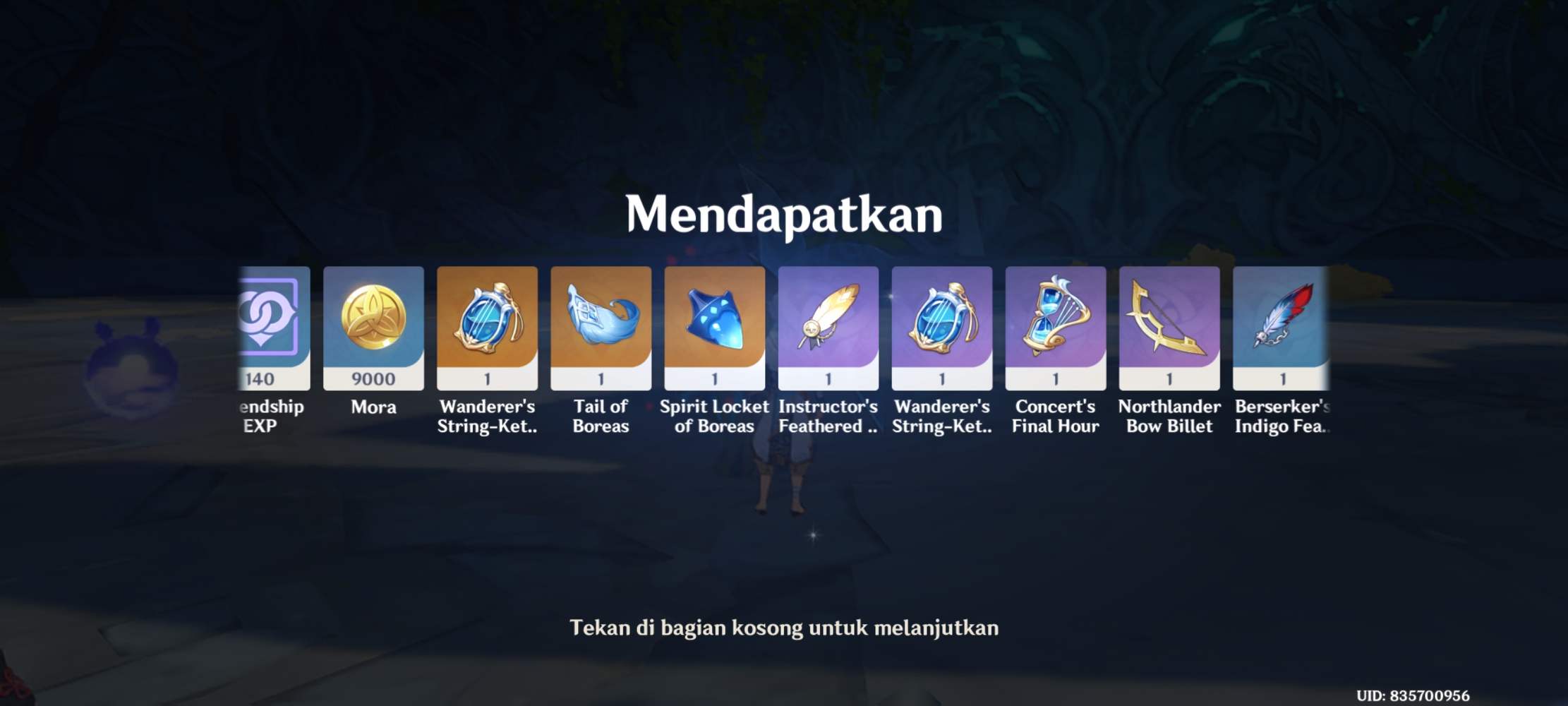 New month, it means another billet Genshin Impact HoYoLAB