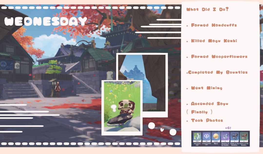 Wednesday . Genshin Impact HoYoLAB