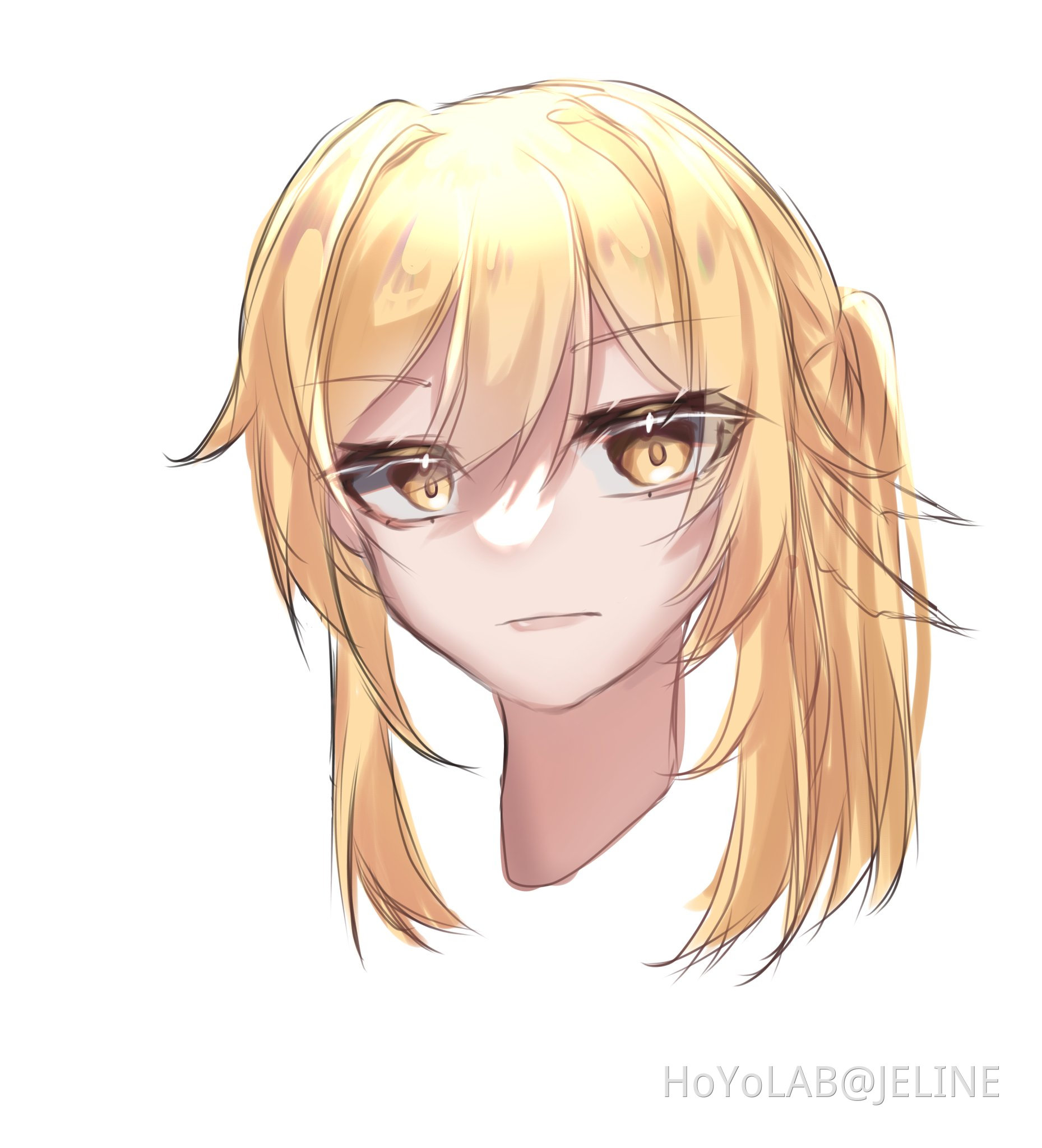 redrawing lumine with long hair Genshin Impact | HoYoLAB
