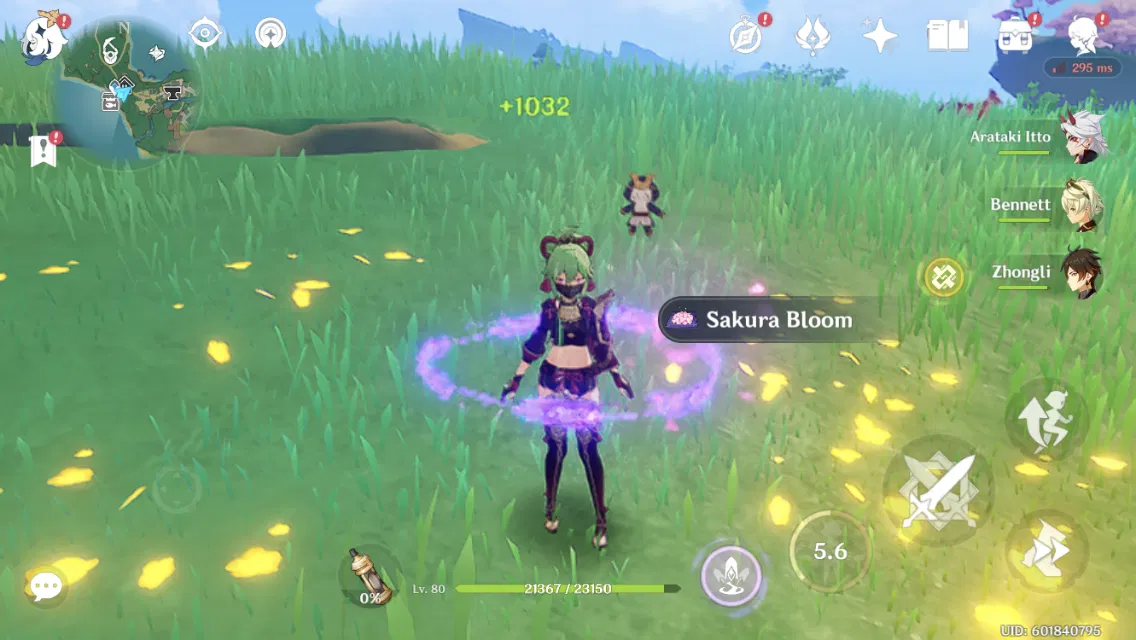 Sakura bloom Genshin Impact HoYoLAB