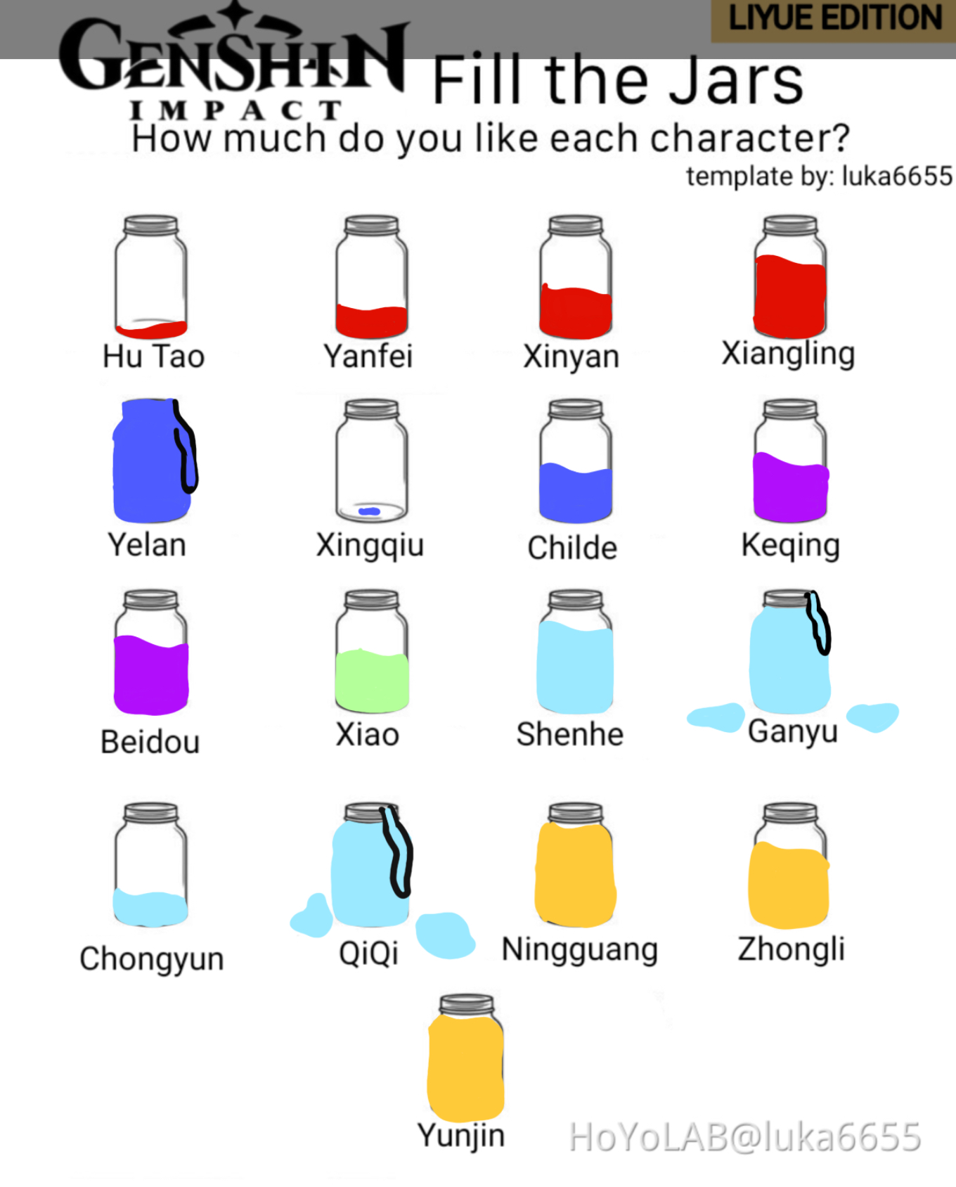 Fill the jar Genshin Impact HoYoLAB