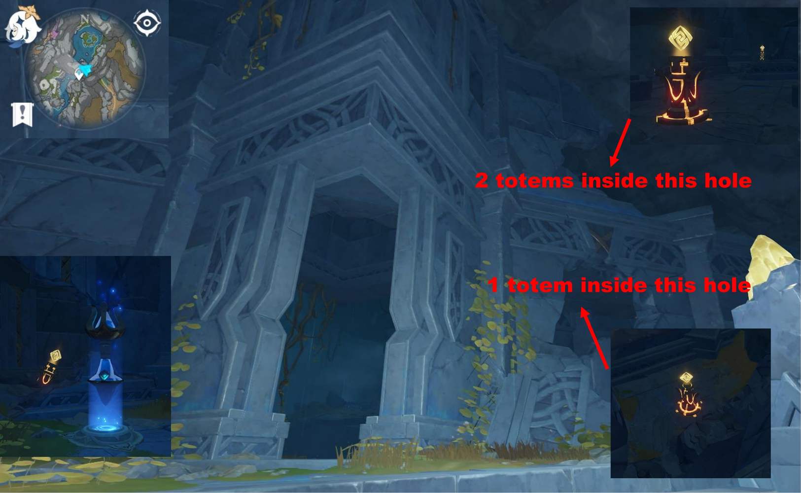 [Exploration Guide Chasm] 4 Geo Monuments Underground Waterway