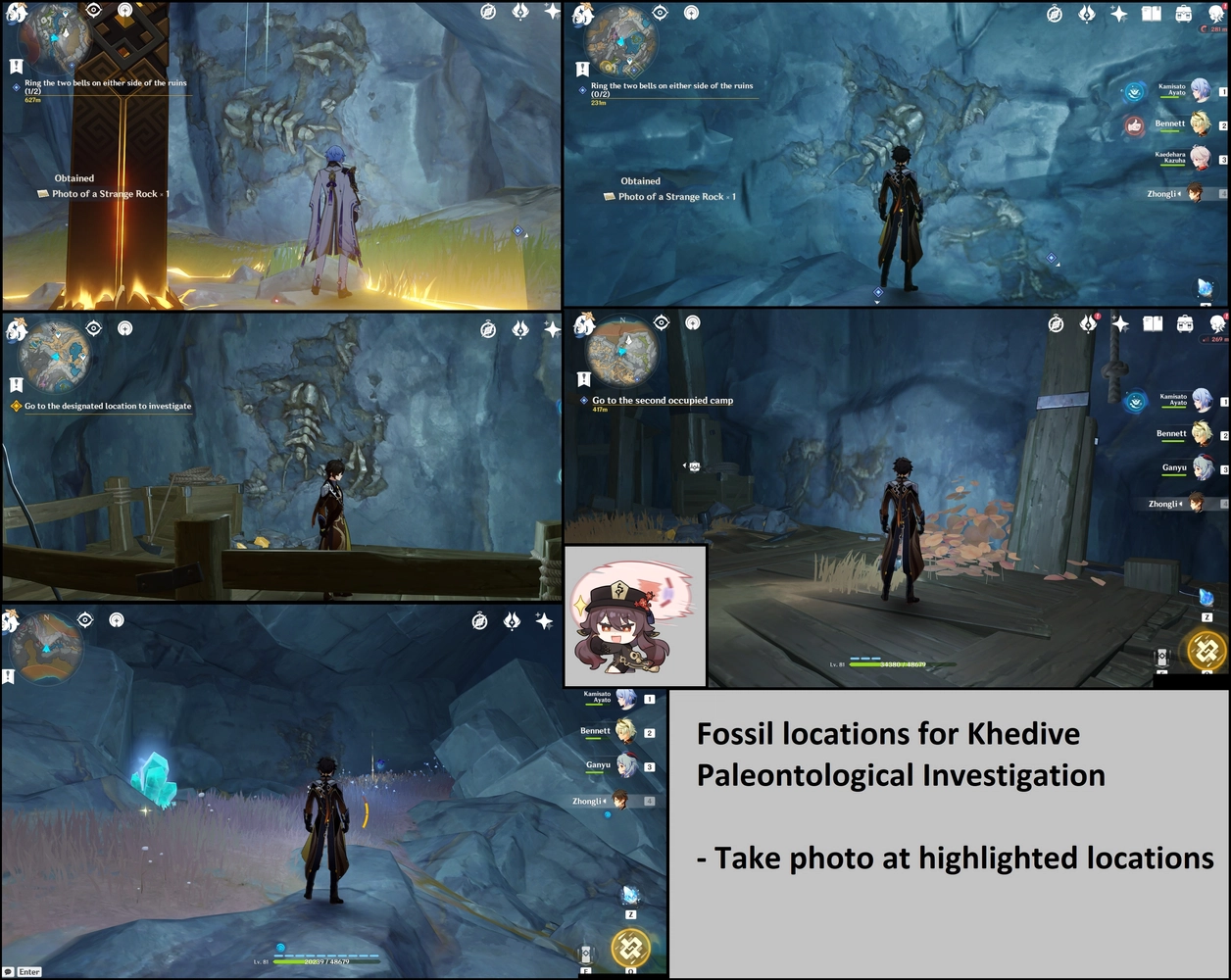 [Exploration Guide Chasm] 5 Fossils Location Genshin Impact HoYoLAB