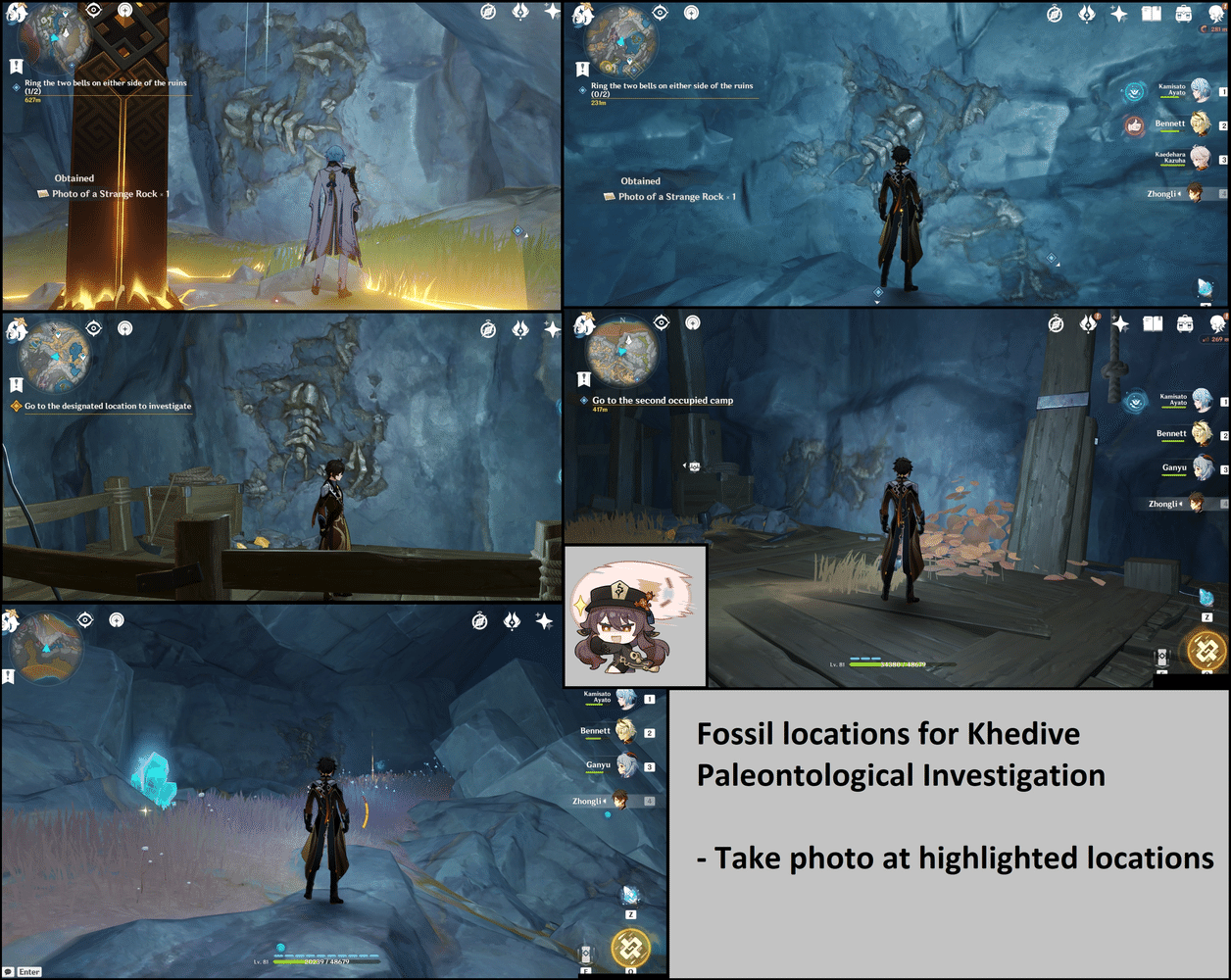 [Exploration Guide Chasm] 5 Fossils Location Genshin Impact HoYoLAB