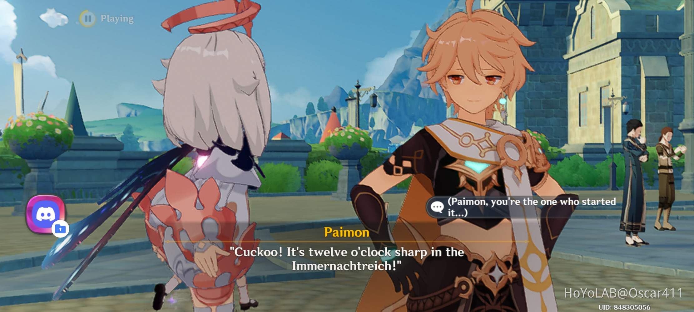 Paimon the Alarm Clock Genshin Impact HoYoLAB