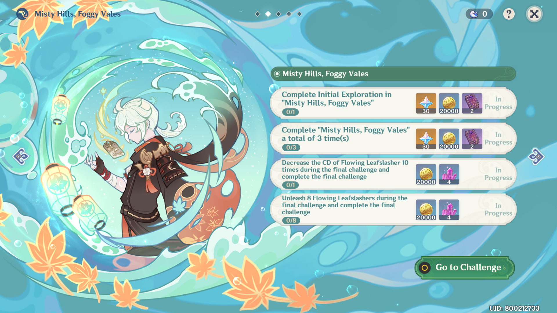 [V2.8] All 26 Chests & 1 Conch in Kazuha's Domain 'Mist Hills, Foggy