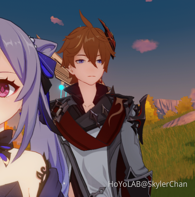 The ginger Genshin Impact HoYoLAB