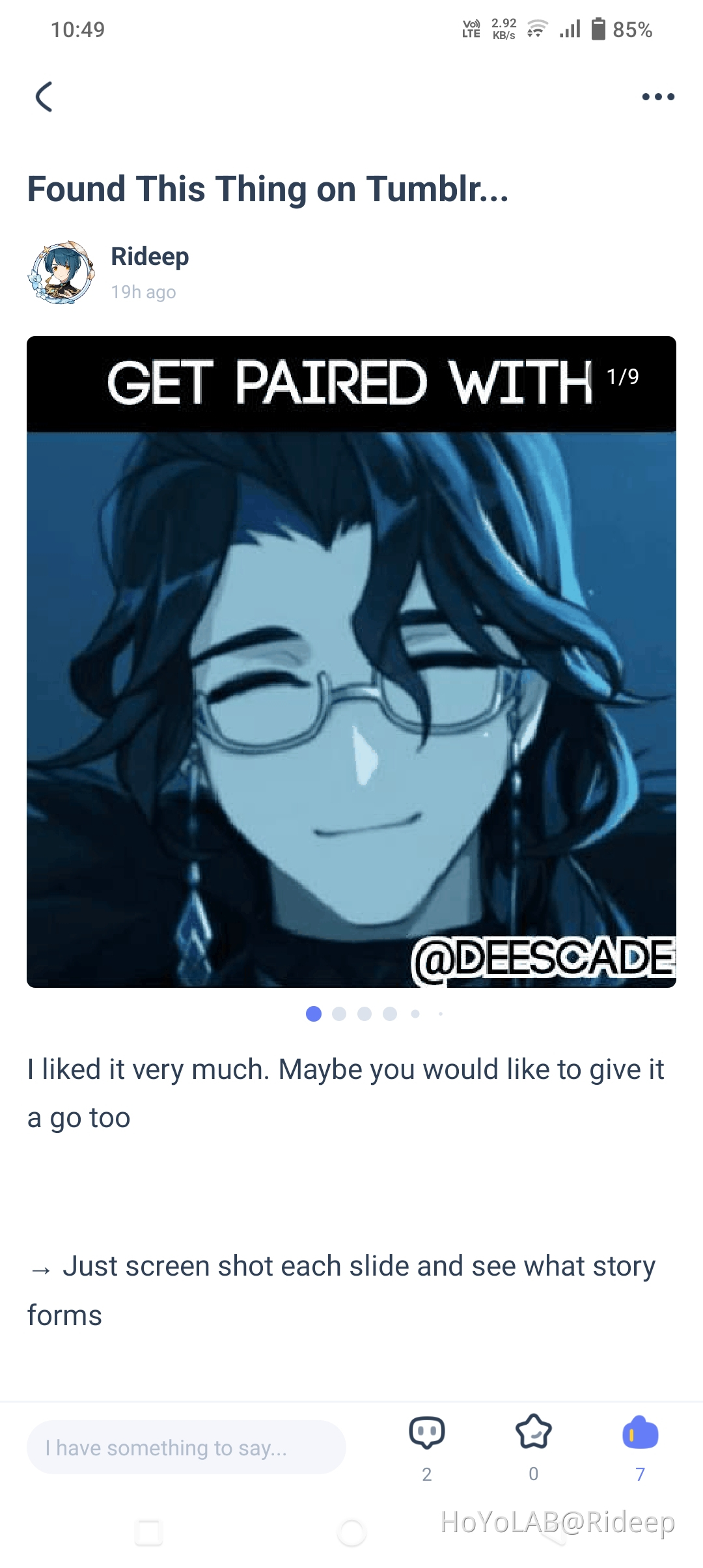 So this is the story I got from those gifs Genshin Impact | HoYoLAB