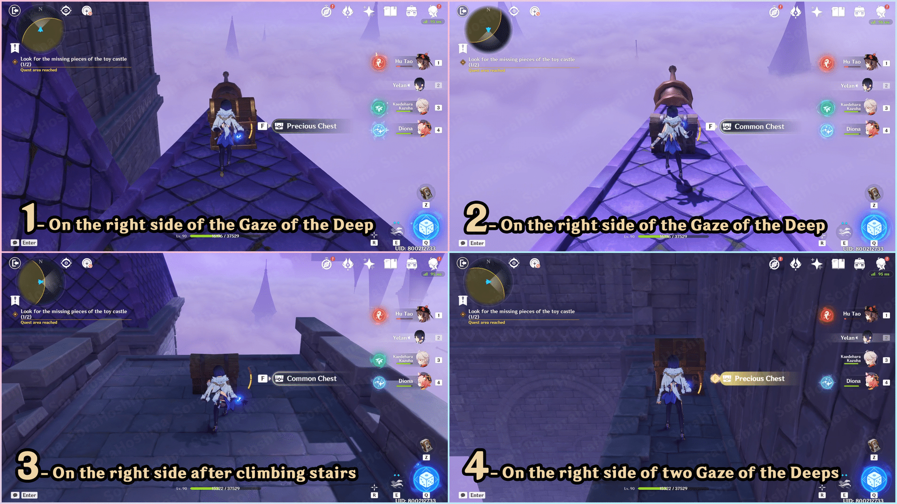 [V2.8] All 10 Chests and 1 Conch in Fischl's Domain 'Immernachtreich