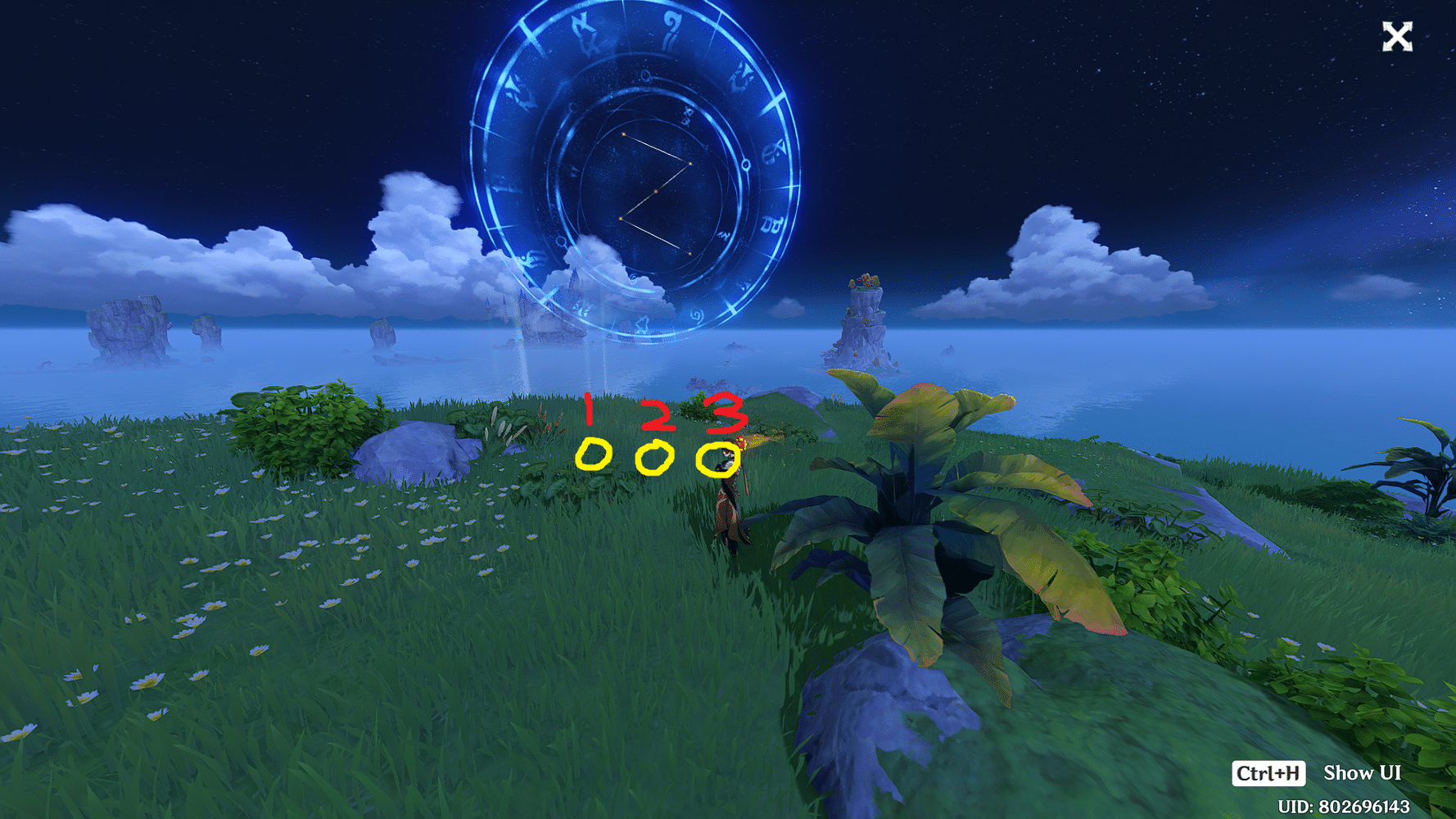all "non-self-explanatory" Minacious Isle's top of the mountain