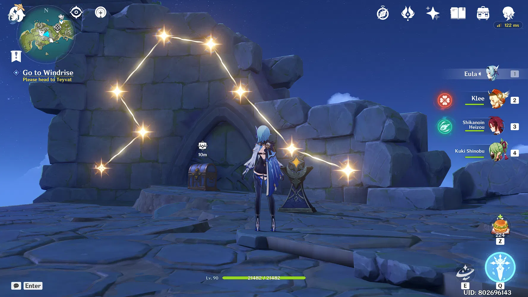 Sea Saltcrusted Key Location (Requirement for puzzle containing 2 Starlight Coalesence) Genshin