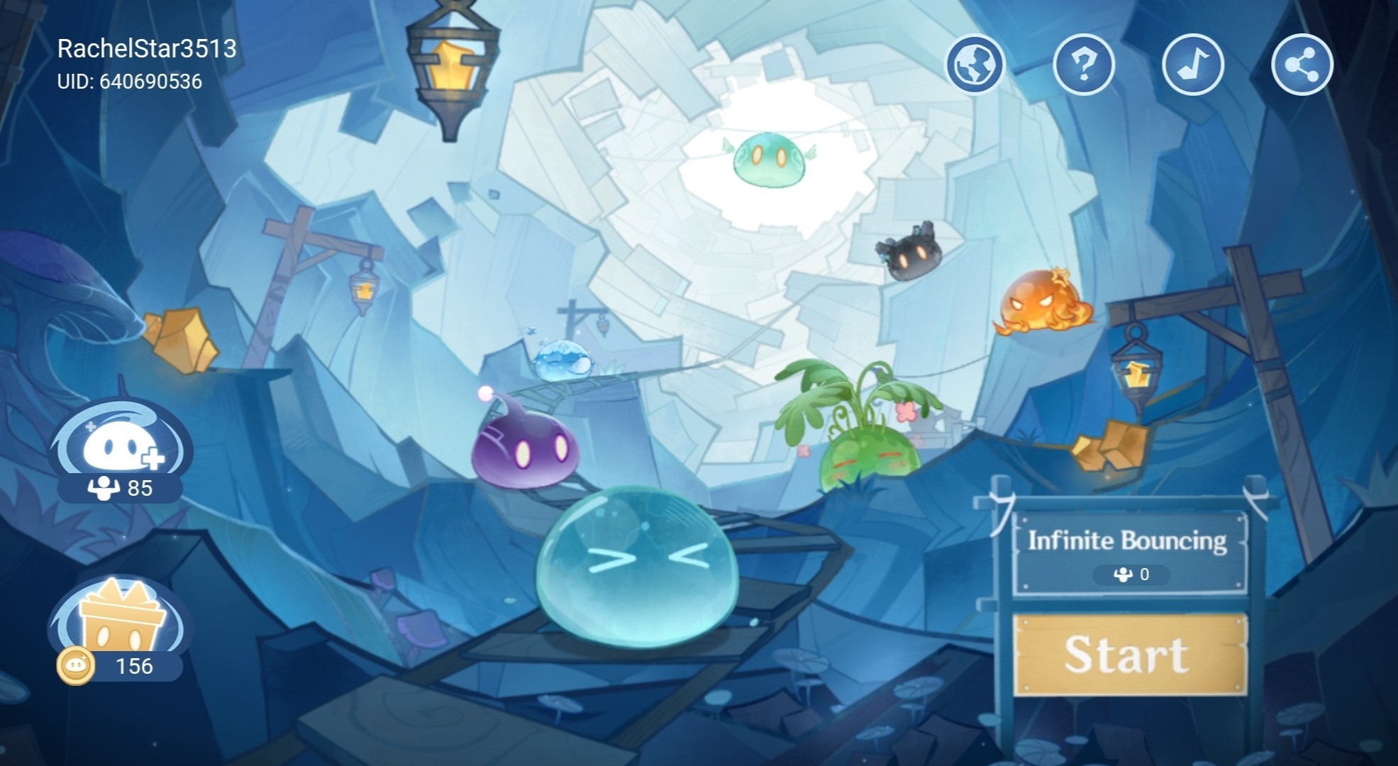 Calling All Slimes! ( Event Bouncing Blobby Slimes) Genshin Impact