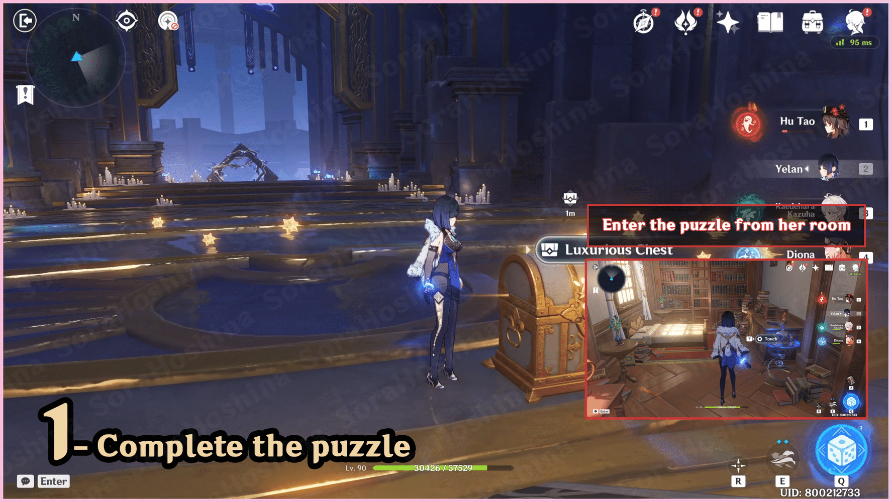 [V2.8] All 19 Chests and 1 Conch in Mona's Domain 'Temple of the Star