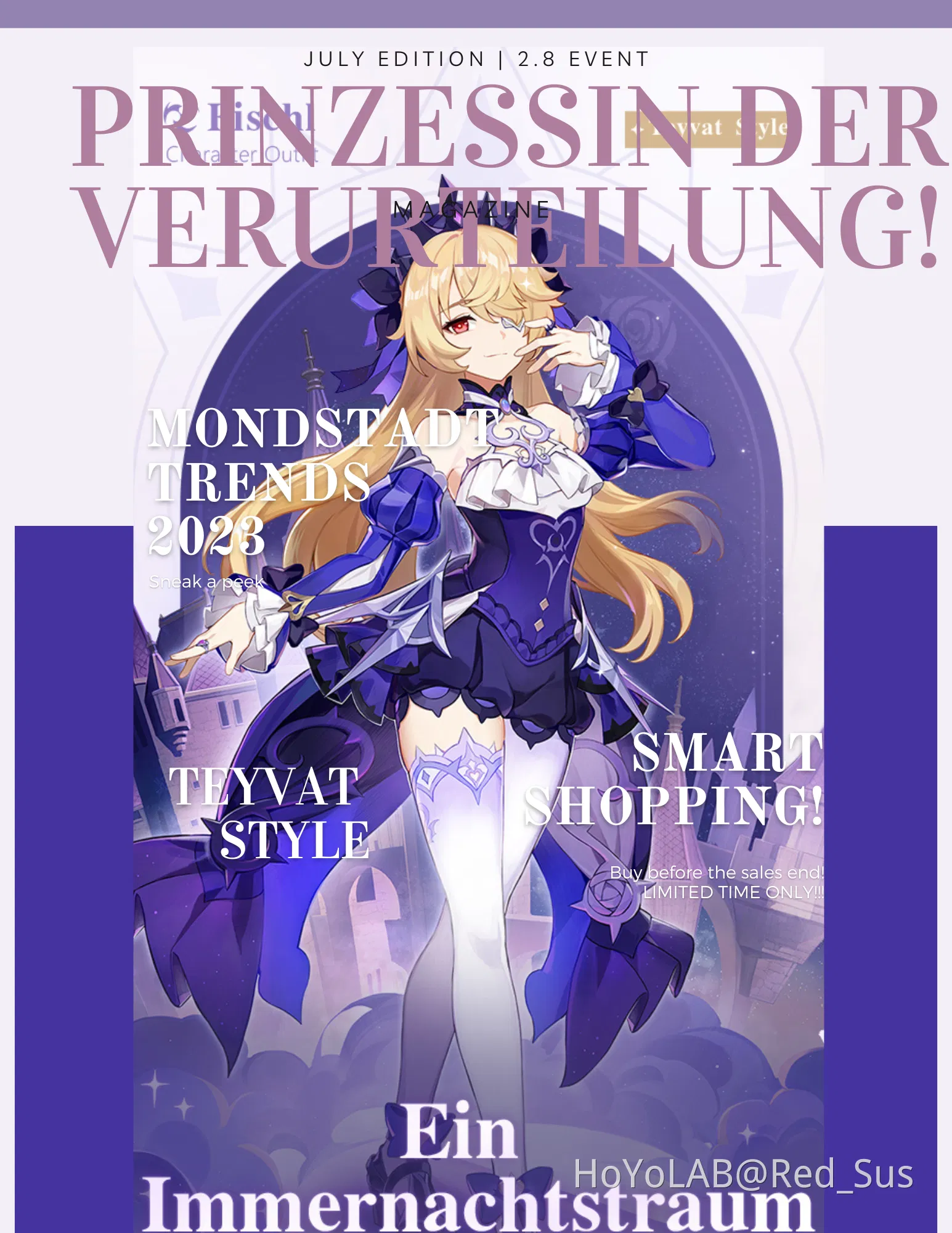 Fiscal Magazine Cover Genshin Impact HoYoLAB