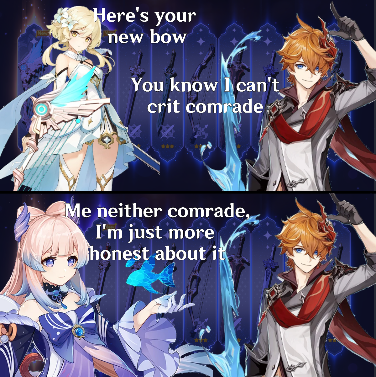 Hydro Can't Crit Genshin Impact HoYoLAB