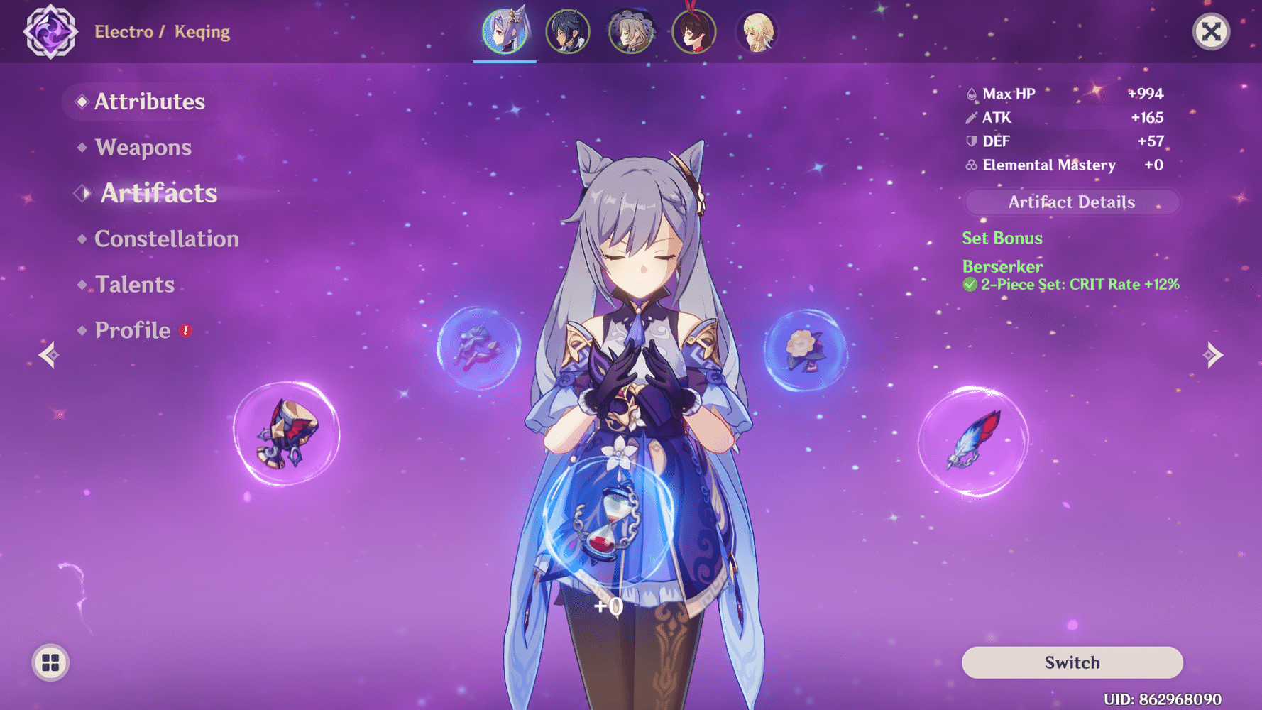 Does anyone want a Keqing account? Genshin Impact HoYoLAB