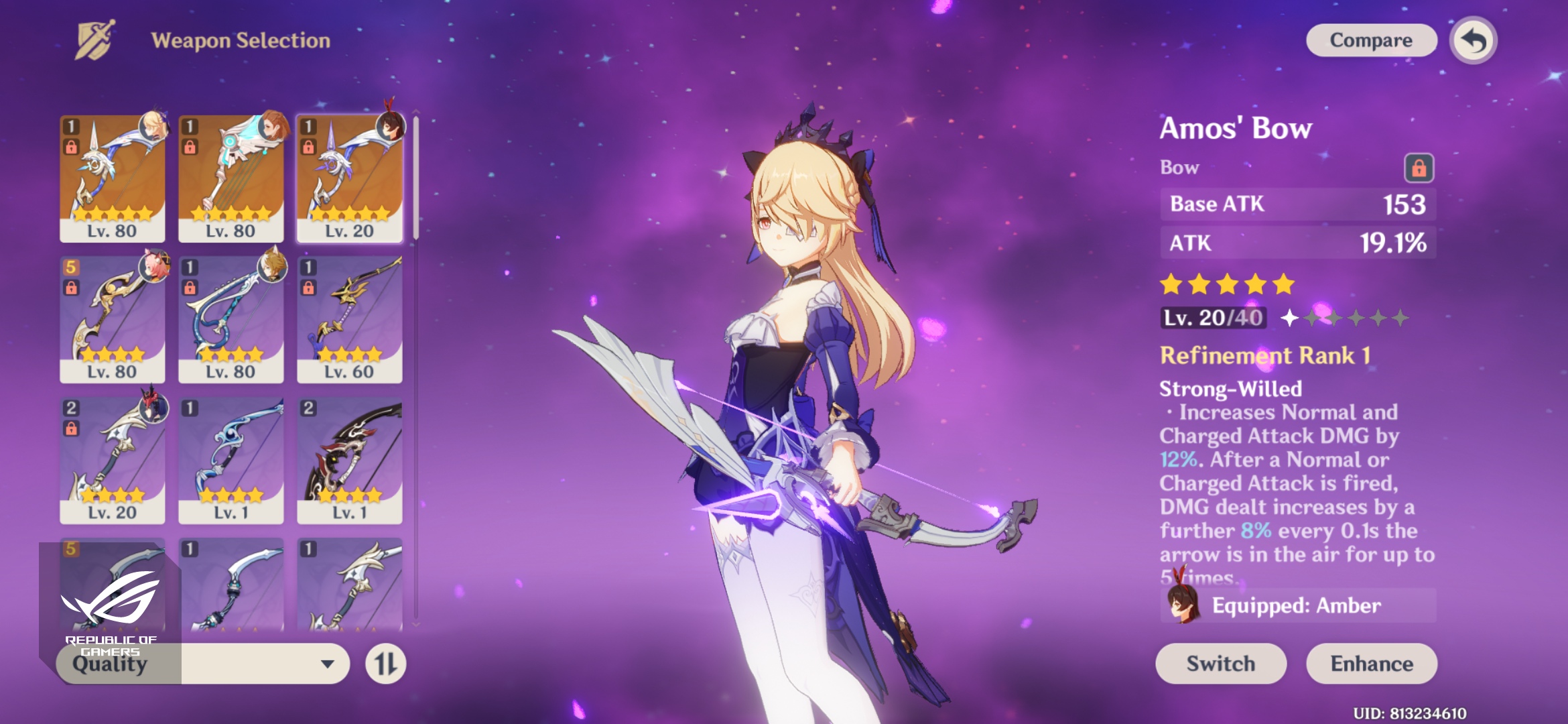 DIFFERENT AMOS BOW? Genshin Impact HoYoLAB