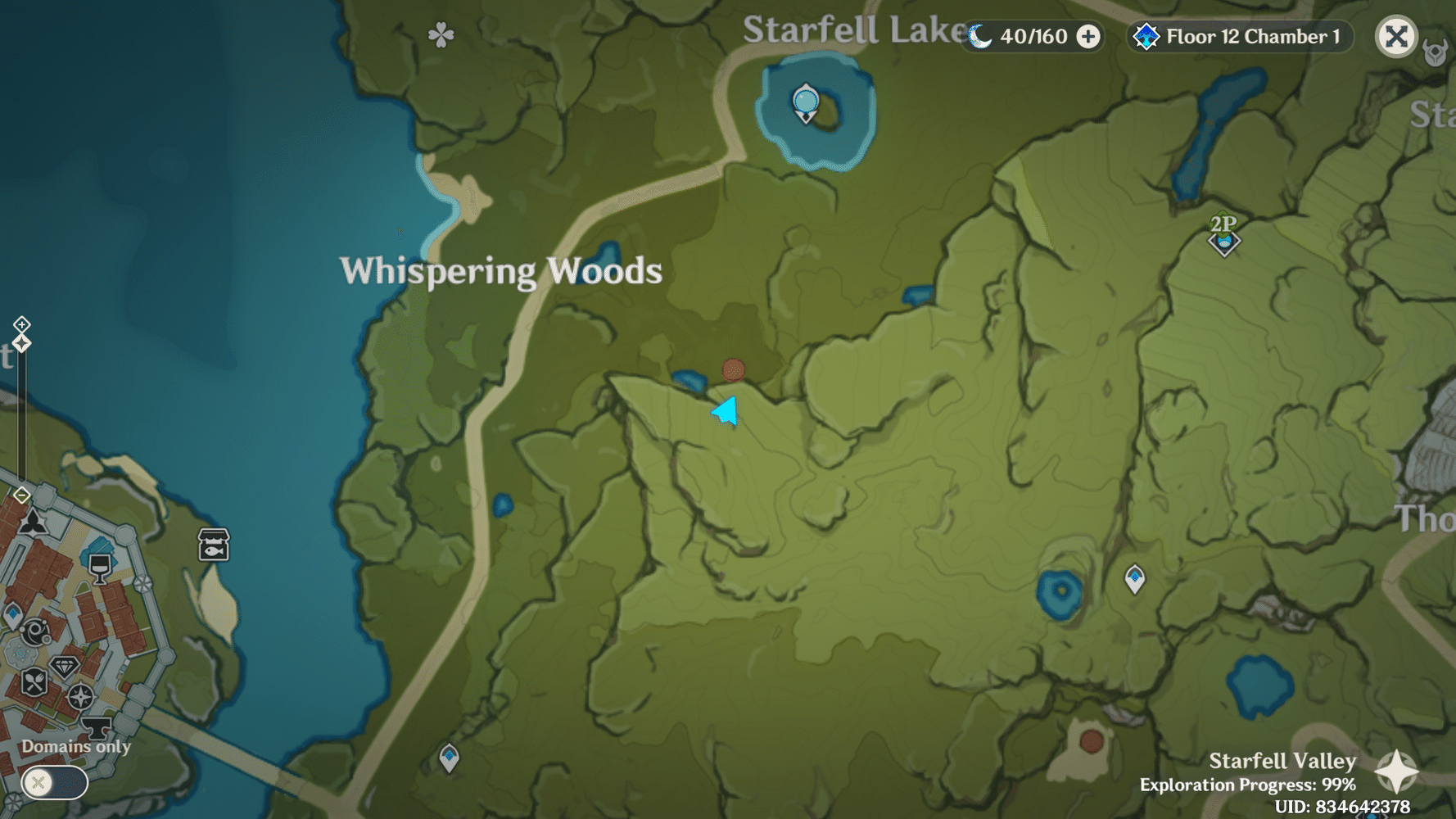 I found my missing 2 exploration progress in Starfell Valley! Genshin