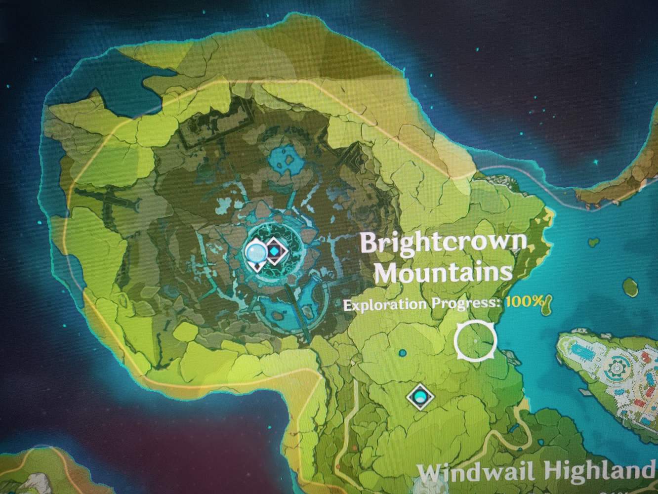 Brightcrown Mountains 100 Genshin Impact HoYoLAB