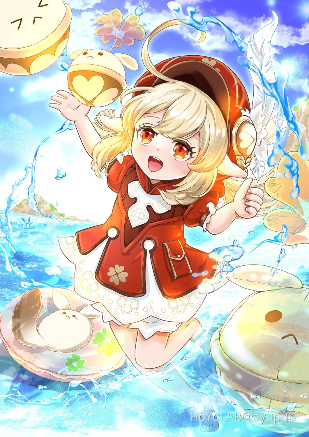 クレーちゃん夏を満喫☀️ Genshin Impact | HoYoLAB