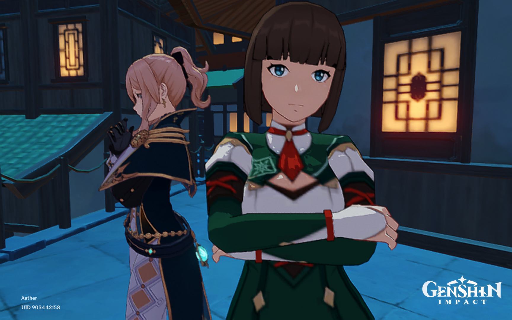 with Lan Genshin Impact HoYoLAB