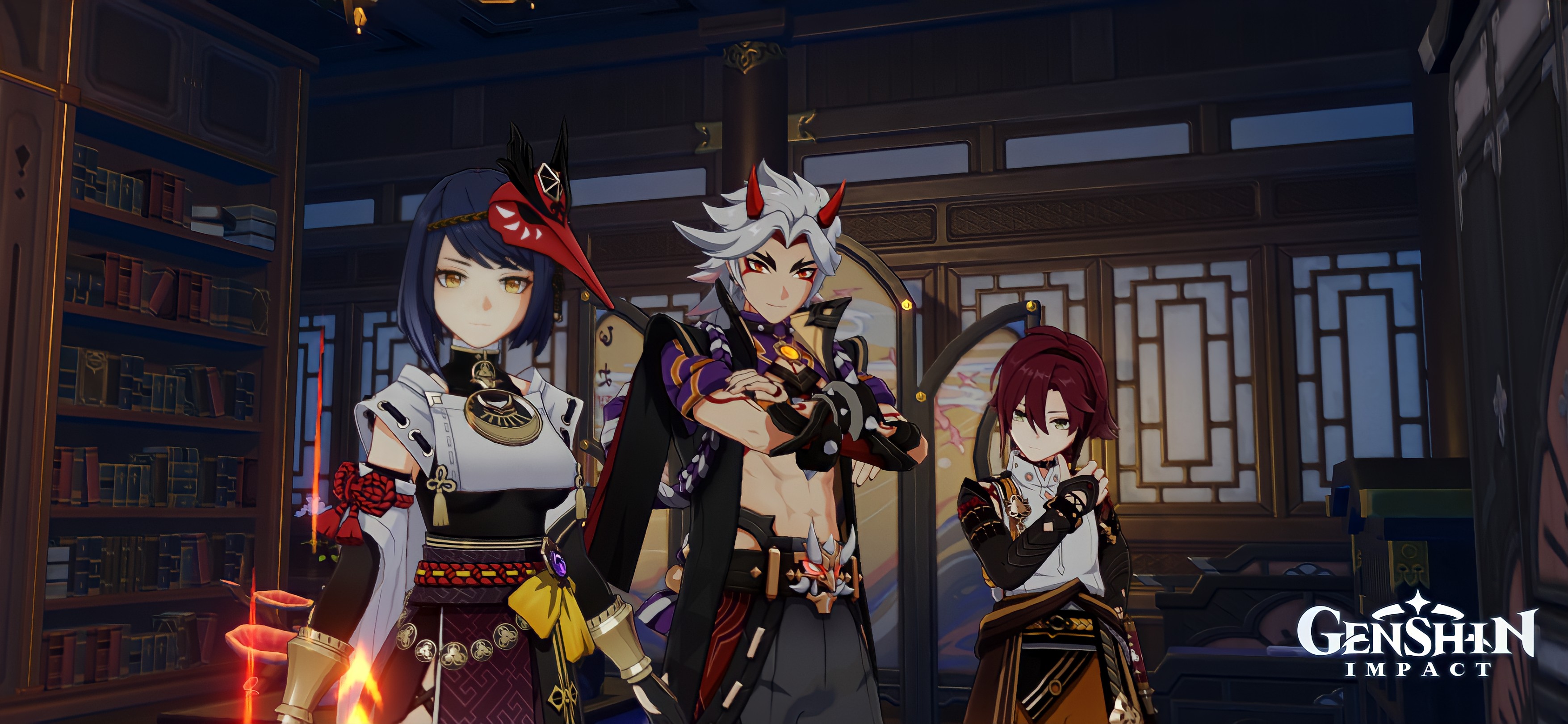 Trio from Inazuma Genshin Impact HoYoLAB