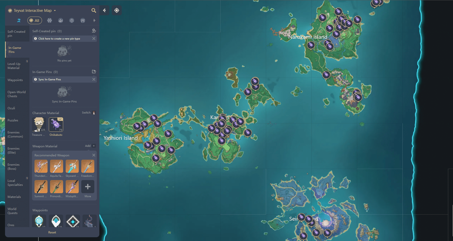Teyvat interactive map | Genshin Impact | HoYoLAB