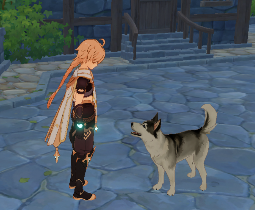Please let us pet the dogs 🥺 Genshin Impact HoYoLAB