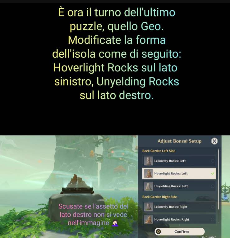 PUDDING ISLE PUZZLE ELECTRO, ANEMO & GEO ELEMENTAL MONUMENTS