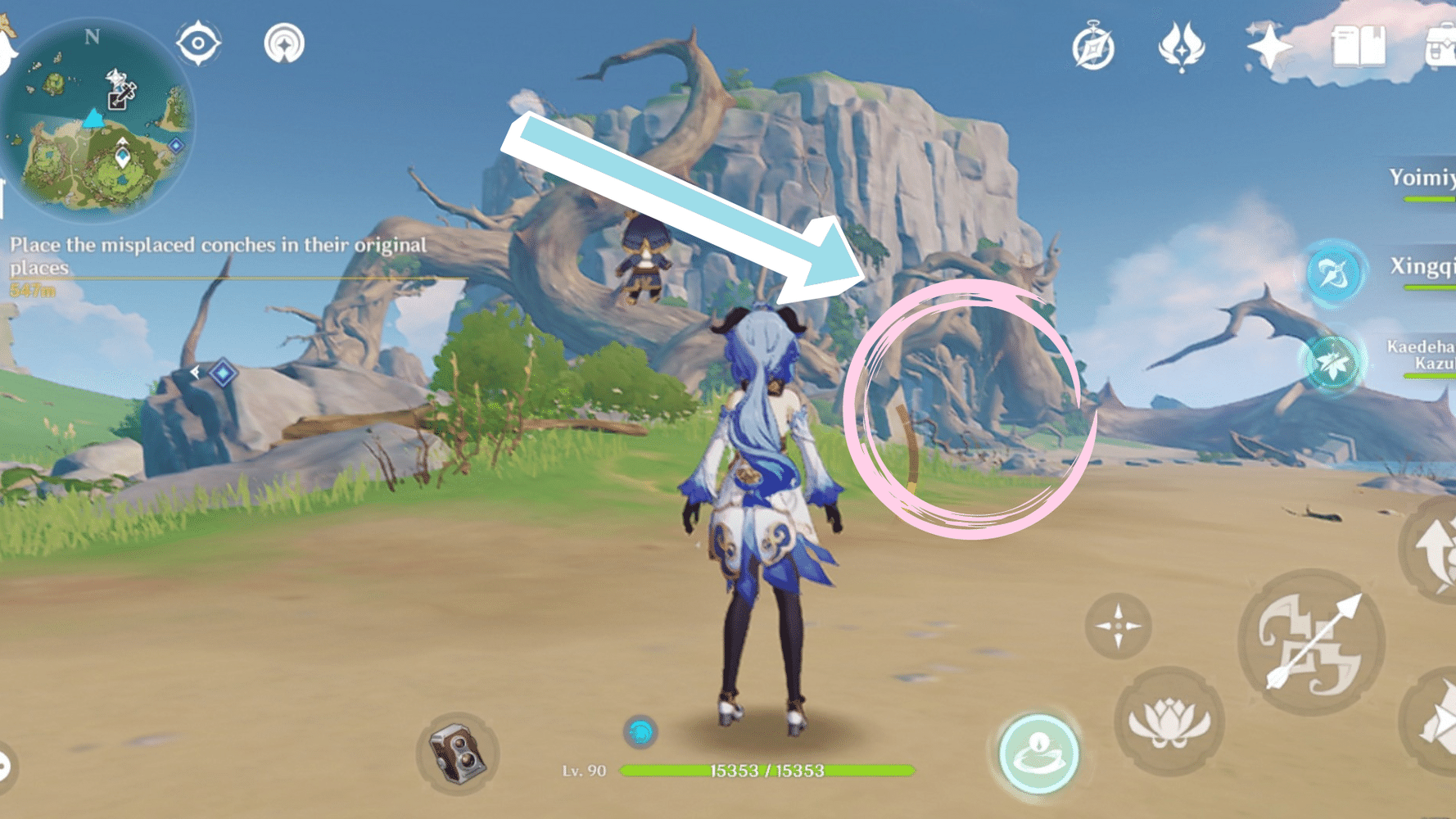 How to get Echoing Conch on Xinyan's Island (+3 precious chests) | Genshin  Impact | HoYoLAB